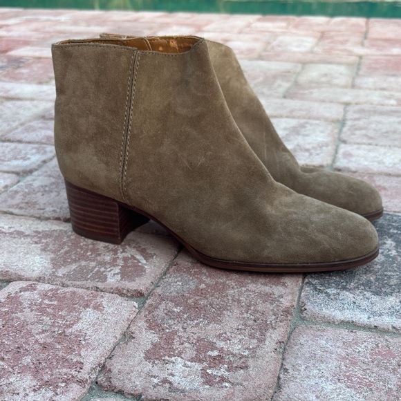 Franco Sarto Shoes - Franco Sarto Women's Suede Ankle Boots - Tan